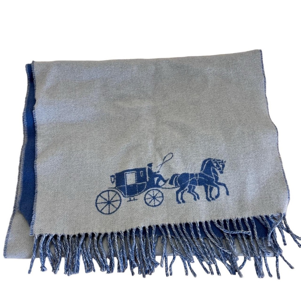 vintage coach reversible scarf